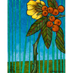 Reed Flowering Shrub Acrylic on Canvas