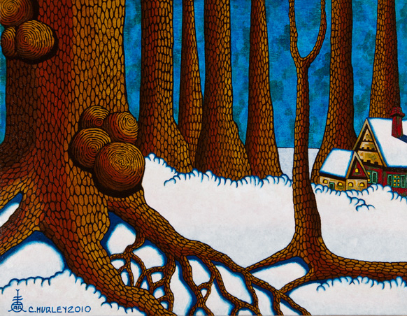 Where the Trees of Rogareth Grow Acrylic on Canvas